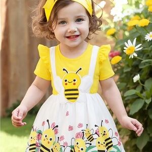New in the package Yellow Bee Dress for Kids